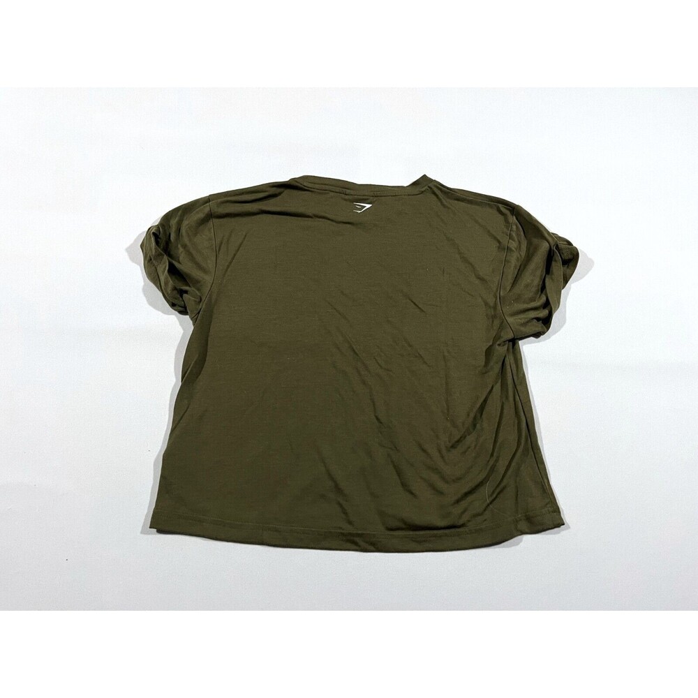 Gymshark Olive Green Short Sleeve Tee - Picture 6 of 7